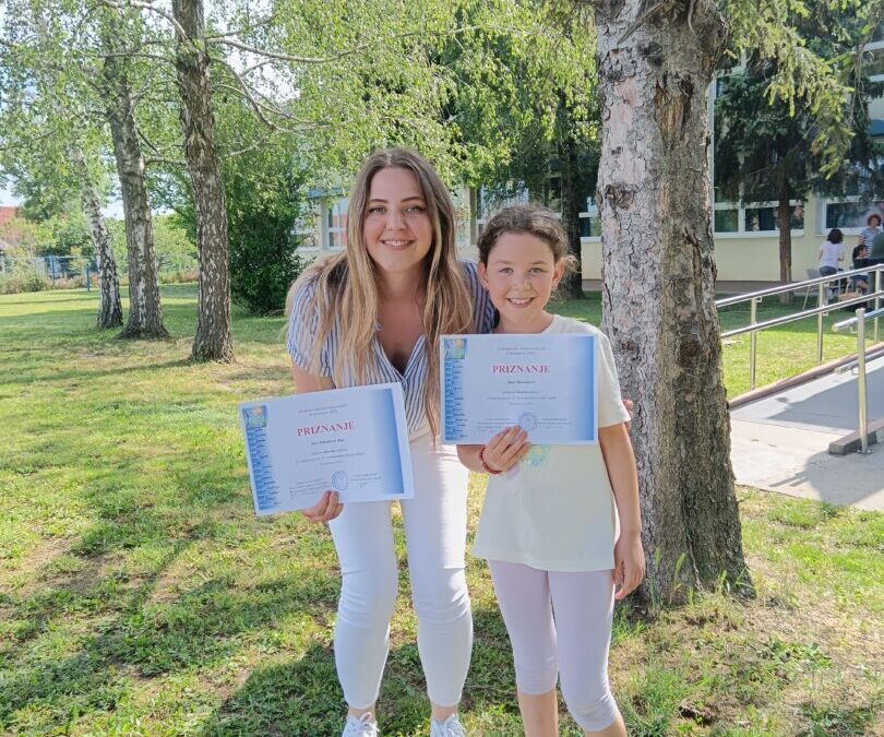 USPJEH NAŠIH UČENICA NA 22. MEĐUNARODNOJ KOLONIJI MLADIH