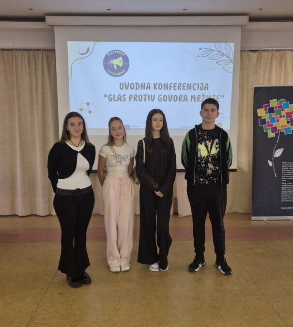 Učenici naše škole sudjelovali na konferenciji „Glas protiv govora mržnje“
