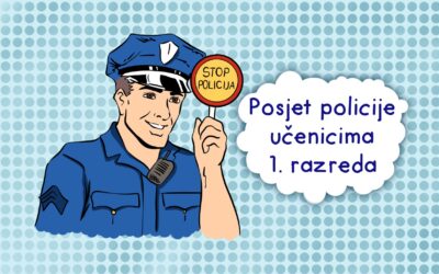 Posjet policije učenicima 1. razreda