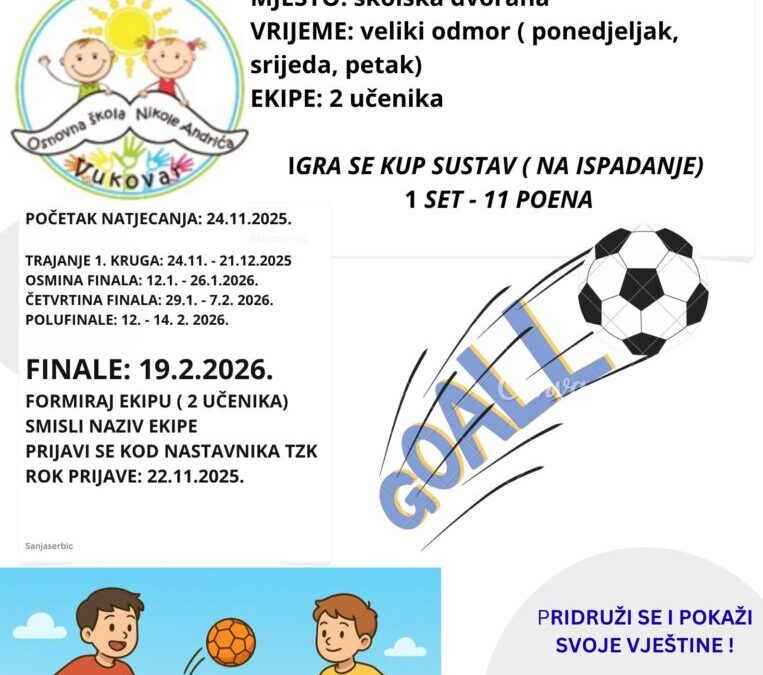 Školski nogotenis turnir