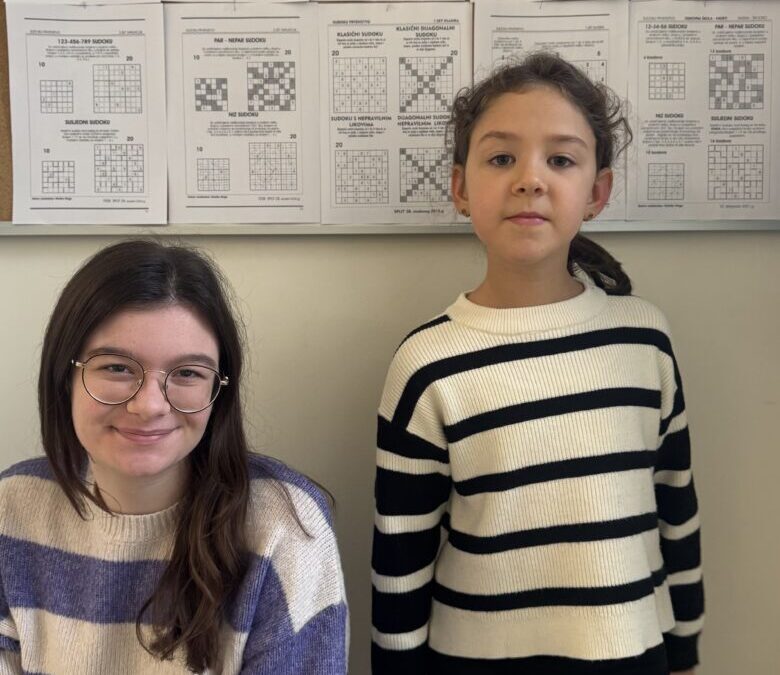 Zapaženi rezultati na SUDOKU natjecanju