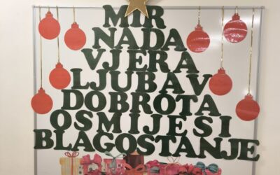 Božićna čarolija zavladala školom