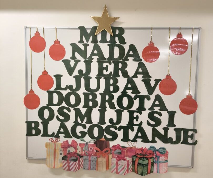 Božićna čarolija zavladala školom