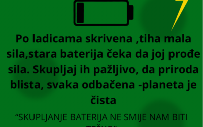 Prikupljanje starih i potrošenih baterija
