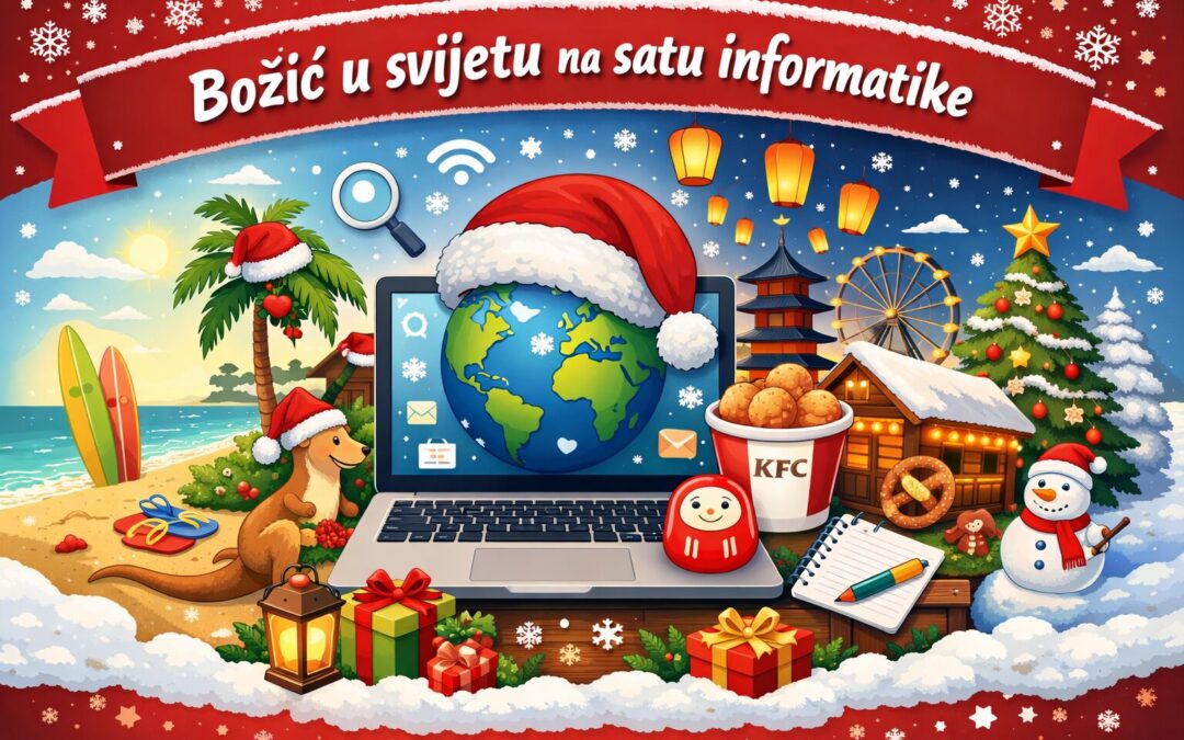 Božić u svijetu na satu informatike