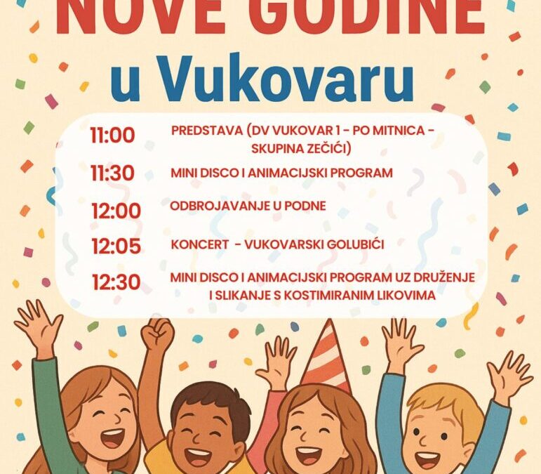 Doček dječje Nove godine u Vukovaru