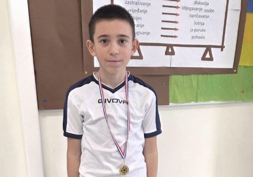 Uspjeh našeg učenika na Tommy Cupu