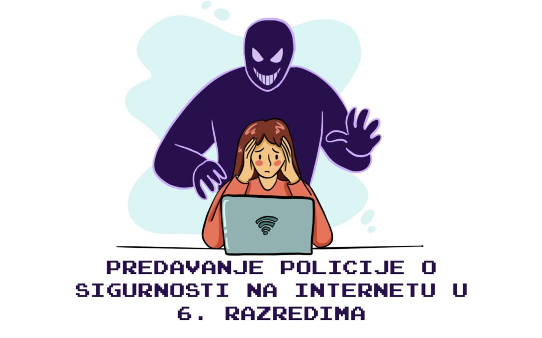 Predavanje policije u 6. razredima o sigurnosti na internetu