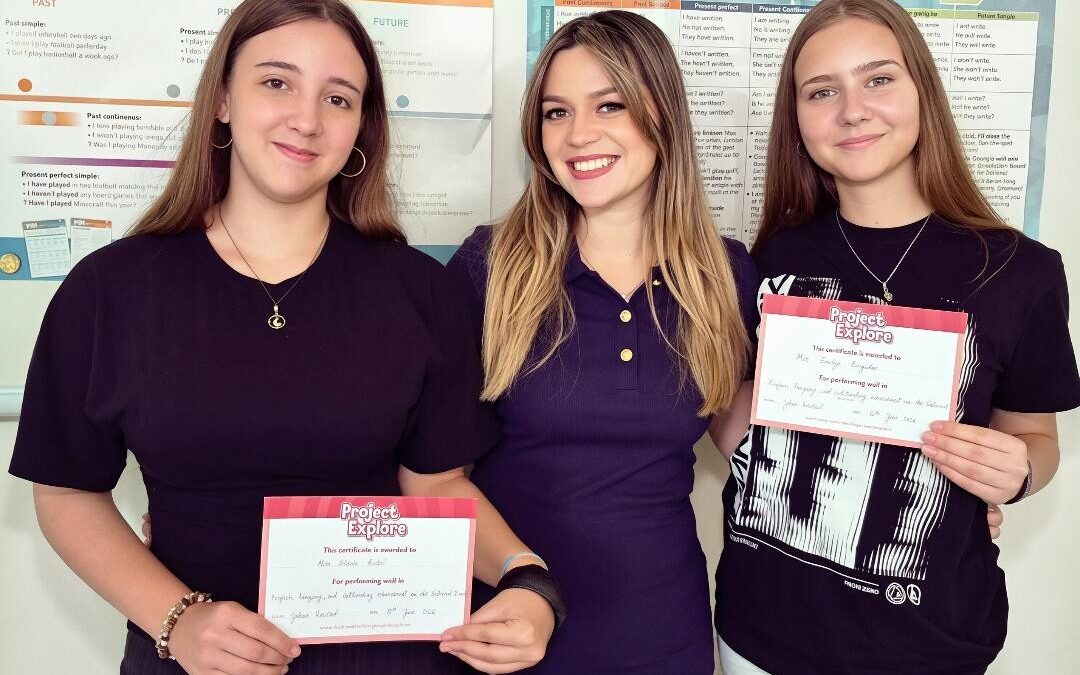 Izvrstan uspjeh naših učenica na nacionalnom ispitu iz engleskog jezika