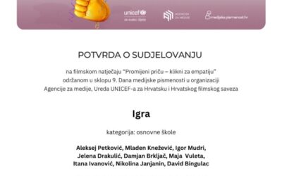 Sudjelovanje na filmskom natječaju