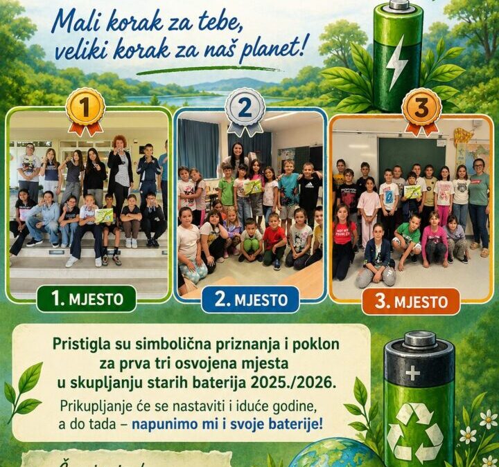 Skupljanje starih baterija – hvala svima!