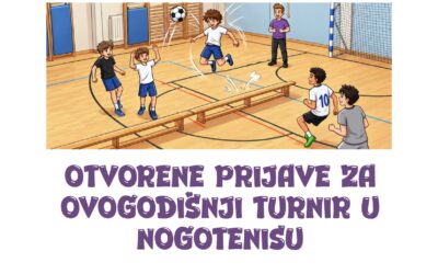 Otvorene prijave za ovogodišnji turnir u nogotenisu
